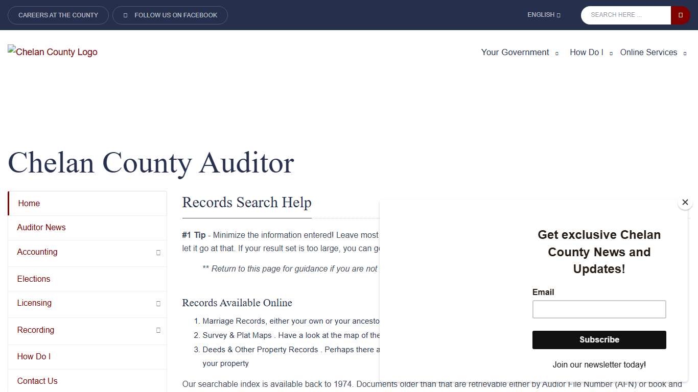 County of Chelan, Washington